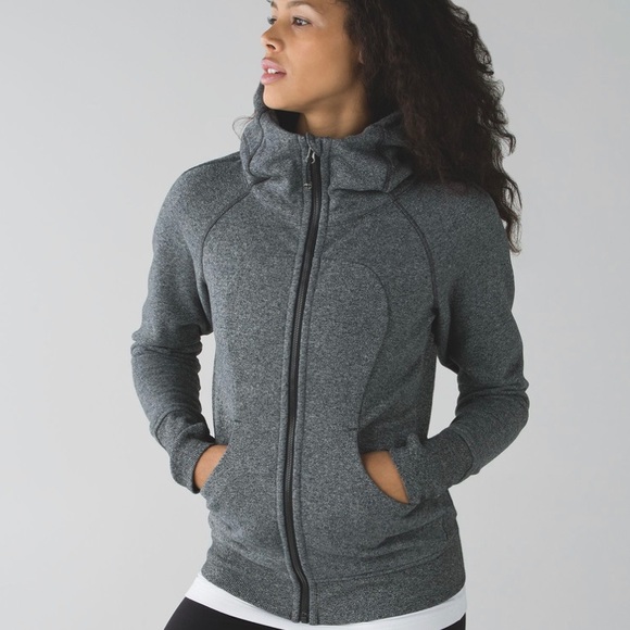 lululemon athletica Tops - Lululemon Grey Remix Hoodie Sweatshirt 10 or 12